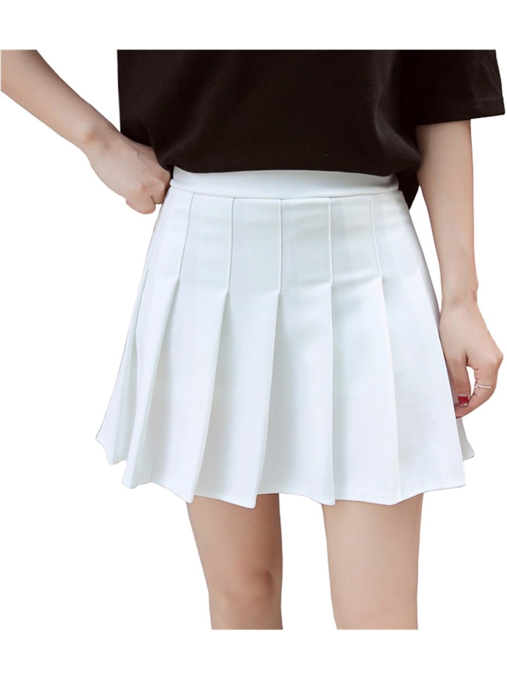 Classic Pleated Tennis Skirt - White